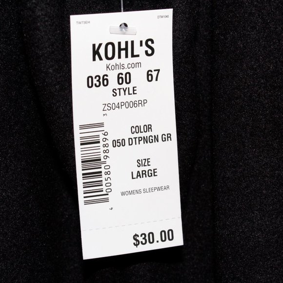 Sonoma Fuzzy Long Sleeve Penguin Print Two-Piece Pajama Set - Picture 12 of 16